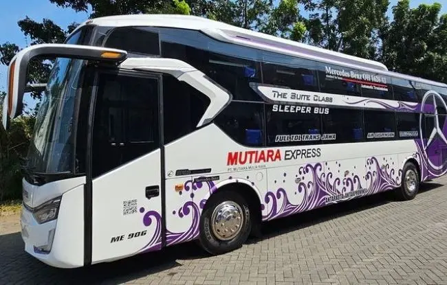 Mutiara Express Sleeper Bus dari Surabaya ke Jakarta 📷 Gambar dari Travel